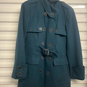 Green with Envy Wool Blend Coat